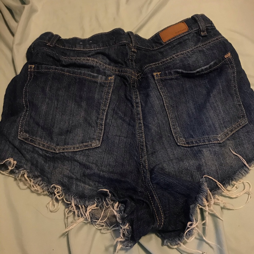 Garage Ripped Jean Shorts - Picture 2 of 4
